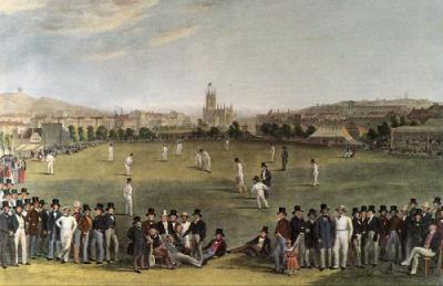 Cricket At Brighton (& Key) (Restrike Etching) art print by Charles Basebe