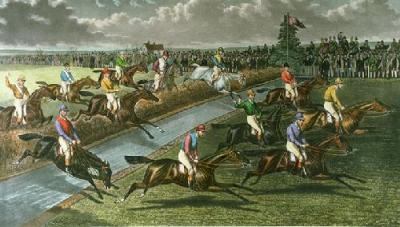 Water Jump (Restrike Etching) art print by Charles Hunt & Son