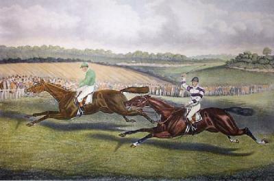 Great Match for 1000 Guineas (Restrike Etching) art print by Charles Hunt