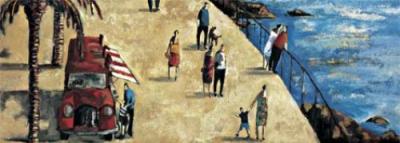 El Cami�n de los Helados art print by Didier Lourenco