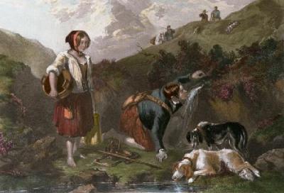 Mountain Spring (Restrike Etching) art print by Frederick Tayler