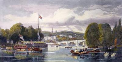 Thames at Richmond (Restrike Etching) art print by G.H. Andrews