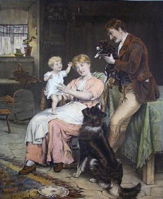 First Born (Restrike Etching) art print by George Hillyard Swinstead
