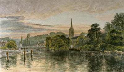 Great Marlow (Restrike Etching) art print by George Vicat Cole