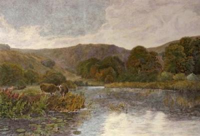 On the Arun (Restrike Etching) art print by George Vicat Cole