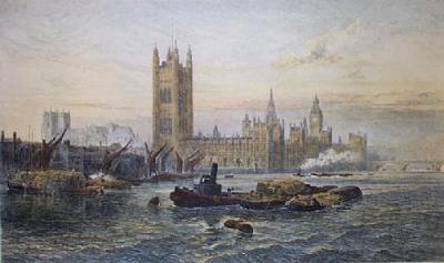 Westminster (Restrike Etching) art print by George Vicat Cole