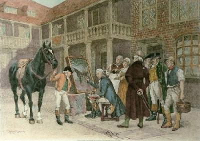 New Sign for an Old Score (Restrike Etching) art print by Glindon