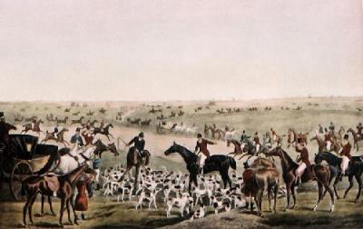 The Meet (Restrike Etching) art print by Henry Alken