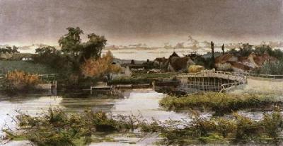 A Sussex Pastoral (Restrike Etching) art print by Herbert Gandy