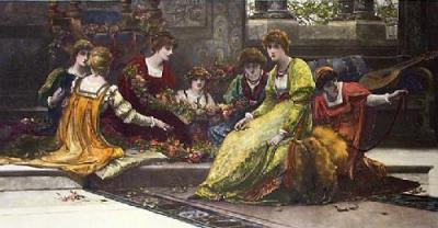 Bridal Eve (Restrike Etching) art print by Herbert Gandy