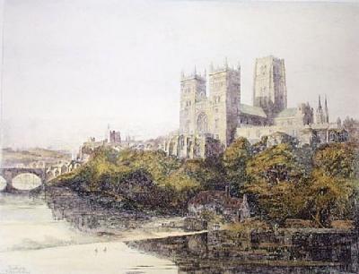 Durham Cathedral (Restrike Etching) art print by Hine