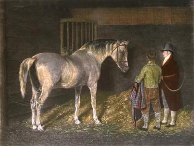 Wellesley Arabian (Restrike Etching) art print by Jacques-Laurent Agasse