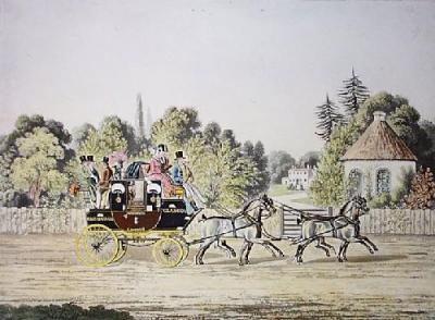 Edinburgh Exps (Restrike Etching) art print by James Pollard