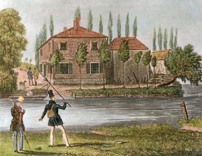 Fly Fishing (Restrike Etching) art print by James Pollard