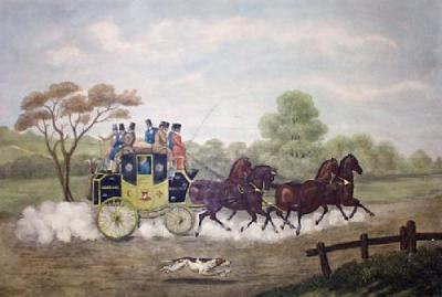 On Time (Restrike Etching) art print by James Pollard