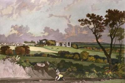 Battle Abbey (Restrike Etching) art print by Joseph Mallord William Turner