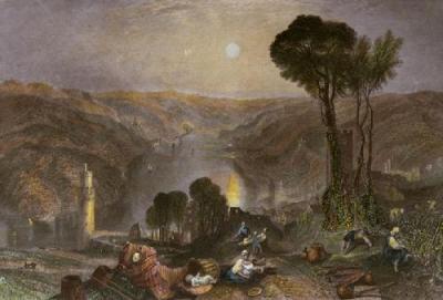 Oberwesel (Restrike Etching) art print by Joseph Mallord William Turner