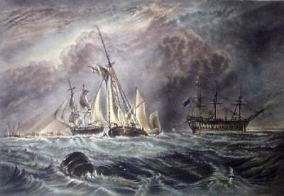 Off Sheerness (Restrike Etching) art print by Joseph Mallord William Turner