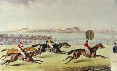 Liverpool Grand Steeplechase Pl. IV (Restrike Etching) art print by Laporte