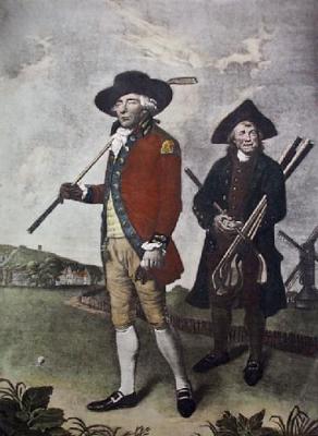 Blackheath Golfer (Restrike Etching) art print by Lemuel Francis Abbott