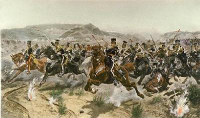 Charge of the Light Brigade (Restrike Etching) art print by Richard C. Woodville