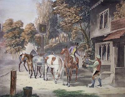 Horses Going To Fair (Restrike Etching) art print by Samuel J. E. Jones