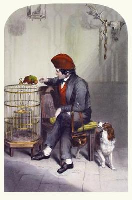 Awaiting an Answer (Restrike Etching) art print by Sir Edwin Henry  Landseer