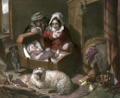 Highland Shepherd's Home (Restrike Etching) art print by Sir Edwin Henry  Landseer