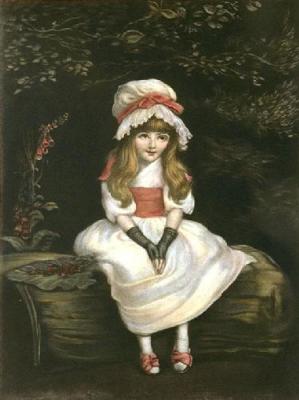 Cherry Ripe (Restrike Etching) art print by Sir John Everett Millais