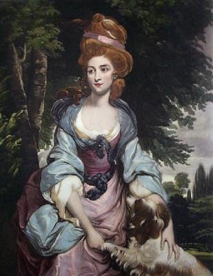 Mrs Hardinge (Restrike Etching) art print by Sir Joshua Reynolds