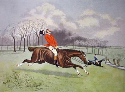 In The Hunt (Restrike Etching) art print by TNH Walsh