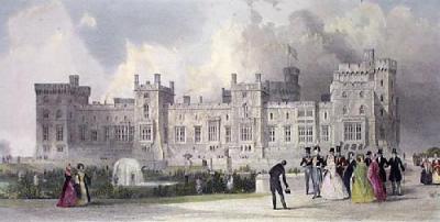 Windsor Castle (East Terrace) (Restrike Etching) art print by Thomas Allom