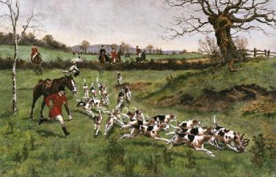 Kill in the Open (Restrike Etching) art print by Thomas Rowlandson