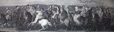 Pilgrimage To Canterbury (Restrike Etching) art print by Thomas Stothard