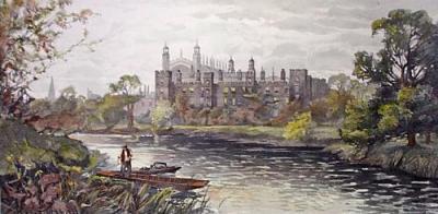 Eton College (Restrike Etching) art print by Townshend