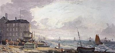 Brighton, Chain Pier (Restrike Etching) art print by W G Moss