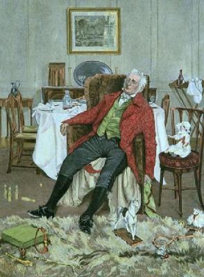 Grandfather (Restrike Etching) art print by Walter Dendy Sadler