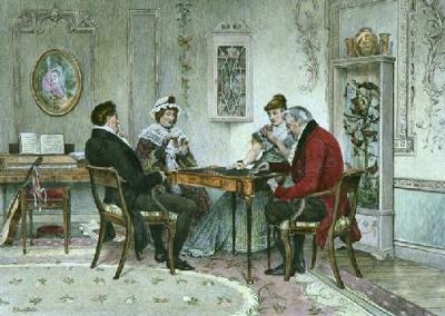 Hearts are Trumps (Restrike Etching) art print by Walter Dendy Sadler