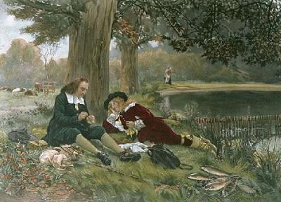 Izack Walton (Restrike Etching) art print by Walter Dendy Sadler