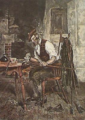 Royal and Ancient (Restrike Etching) art print by Walter Dendy Sadler