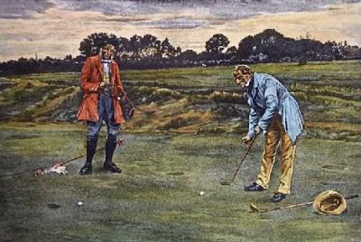 Stymied (Restrike Etching) art print by Walter Dendy Sadler