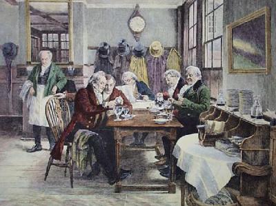 Toddy at the Cheshire Cheese (Restrike Etching) art print by Walter Dendy Sadler