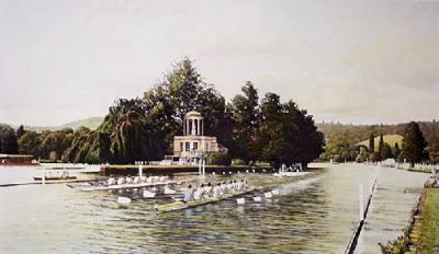 Henley Royal Regatta (Restrike Etching) art print by William Bishop