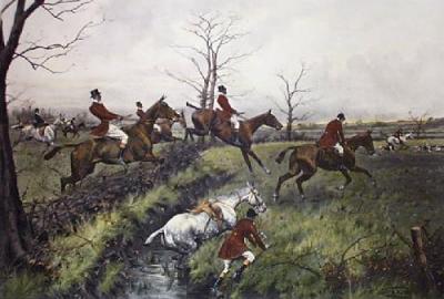 With a Scent Breast High (Restrike Etching) art print by Wright