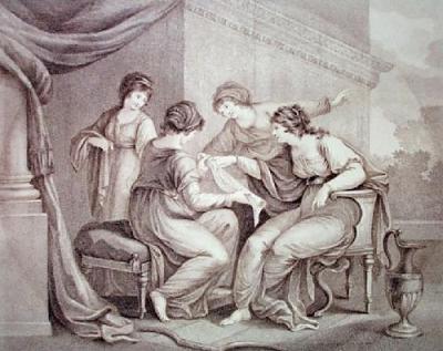 Penelope (Restrike Etching) art print by Angelica Kauffmann