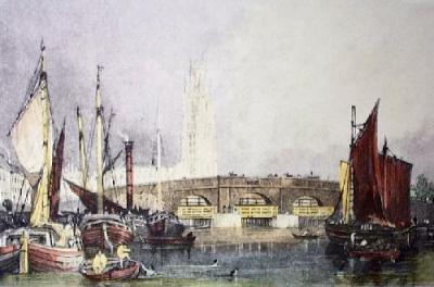 Boston, Lincolnshire (Restrike Etching) art print by Anonymous