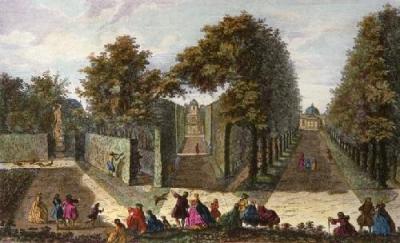 Burlingtons Gardens, Chiswick (Restrike Etching) art print by Anonymous