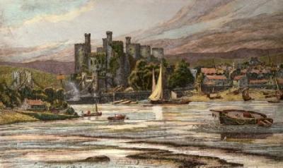 Conway Castle (Restrike Etching)