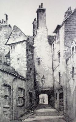 Edinburgh (Canongate) (Restrike Etching)