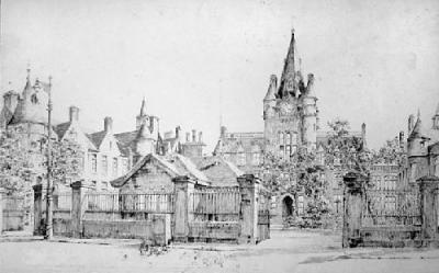 Edinburgh Infirmary Surgical Hall (Restrike Etching) art print by Anonymous